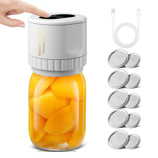 Electric Mason Jar Vacuum Sealer: Seal & Save! Shop Now!