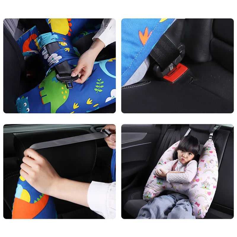 Kids' Travel Pillow Set - Safety & Comfort on the Go! Buy Now!