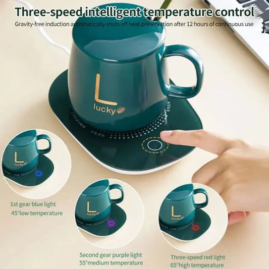 Smart Thermostatic Coaster for Hot Drinks, Anywhere. Portable, Waterproof – Your Ideal Sip Companion! 🌡️🚀